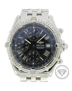 Breitling Crosswind Chronograph A13355 Stahl 43mm Uhr Fullset 