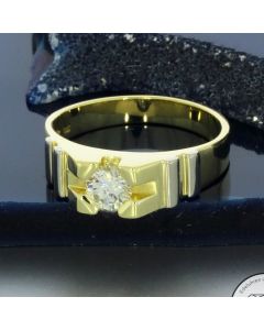 Lupenreiner Solitär Brillant Ring 0,50 Carat 585 / 14 Kt Gold