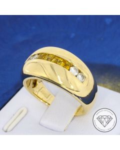Hans Paul Buchwald Brillant Citrin Ring