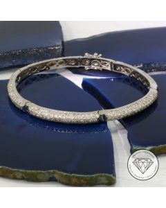 Brillant Armband 5,58 Carat 750 / 18 Kt Gold 17,5 cm