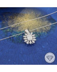 Anker Kette mit Brillant Anhänger T0046