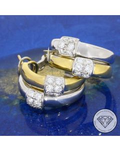 Original Wempe Brillant Ohrstecker 1,00 Carat 750 / 18 Kt Gold