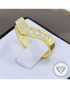 0,50 Carat Brillant Ring 585 / 14 kt Gold Gr. 52,5