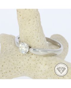 Original Tiffany & Co. Solitär Brillant Ring 950 Platin