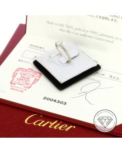 Original Cartier Solitär Brillant Ring 950er Platin 0,31 Carat