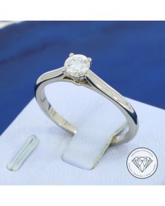 Original Cartier Solitär Brillant Ring 0,40 Carat 950 Platin