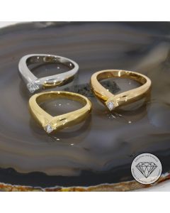 Original Cartier Trinity 3er Steck Ring 750 / 18 Kt Gold