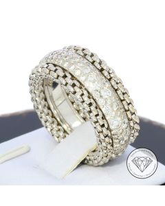 FOPE Bubble Brillant Ring 750 / 18 Kt Wei&szlig; Gold