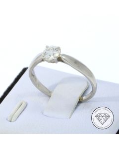 Original Tiffany & Co. Brillant Solitär Ring 0,46 Carat 950 Platin