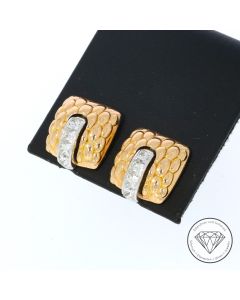 Original Fope Vendôme Diamant Ohrstecker 750 / 18 Kt Gold