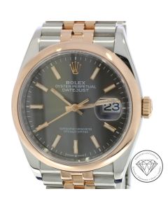 ROLEX Datejust 36mm 126201 Fullset Stahl Rose Gold Automatik