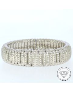 2,60 Carat Brillant Armreif 585 / 14 Kt Gold