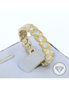 1,80 Carat Brillant Ring 750 / 18 Kt Gold
