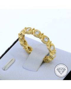 Brillant Ring 0,70 Carat 750 / 18 Kt Gold
