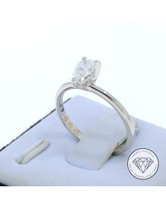 Diamant Solitär Ring 0,47 Carat 585 / 14 Kt Gold