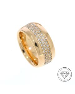 Brillant Ring 2,00 Carat 750 / 18 Kt Gold