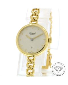 Chopard Damen Schmuck Uhr mit Brillanten 19mm 750 / 18 Kt Gelb Gold