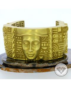 Original Barry Kieselstein-Cord Armreif 305 Gramm 750 / 18 Kt Gold