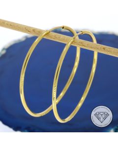 Classic Creolen 585 / 14 Kt Gelb Gold 50,7 mm &Oslash;