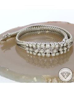Vintage Brillant Armband 1,31 Carat 585 / 14 Kt Gold 20,0 cm