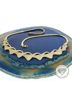 Collier 585 / 14 Karat Gelb Gold 40,5 cm