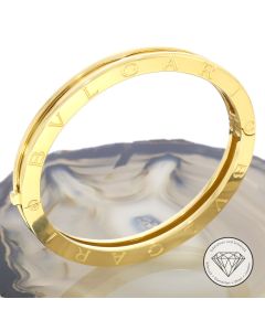 Original Bvlgari B.zero1 Armreif 750 / 18 Kt Gold, 16,5 cm