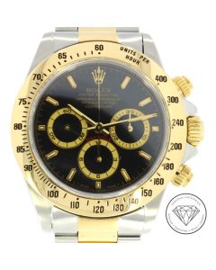 Rolex Daytona 16523 Zenith Uhr Stahl Gold 40mm Automatik Chronograph