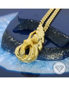 Original Carrera y Carrera Design Kette Nixen Anhänger 750 / 18 Kt Gold