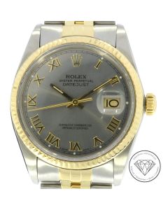 Rolex Datejust 36 mm 16013 Uhr Stahl Gold Automatik Jubilee
