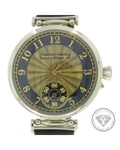 Monopol Dresden Dürstein große Armbanduhr 51mm Spezial Umbau Taschenuhr Mariage