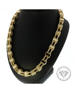 Magnum K&auml;fig Kette 585 / 14 Kt Gelb Gold 83 cm
