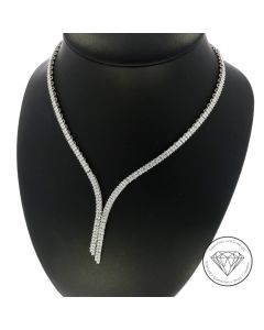 Collier 585 / 14 Karat Weiß Gold 41,0 cm