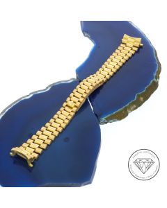 Original Rolex President Armband 750 / 18 Kt Gelb Gold 13mm