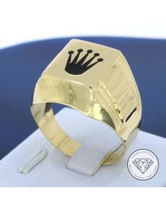 Kronen Ring 585 / 14 Kt Gelb Gold Gr. 68,5