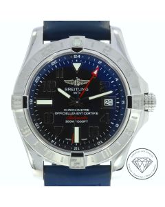 Breitling Avenger II GMT Automatik Flieger Uhr A32390 Stahl 43mm 