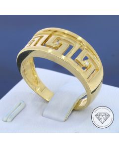 Greco Ring unisex 585 / 14 Kt Gelb Gold Gr. 61