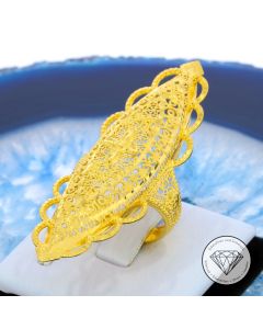 Ring oriental ornamental 585 / 14 Kt Gelb Gold Gr. 56