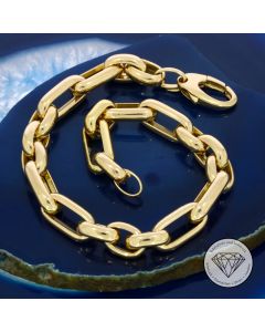 Anker Varianten Armband 750 / 18 Kt Gelb Gold 19,0 cm