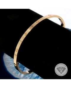 Original Cartier Love Armreif 750 / 18 Kt Rosé Gold