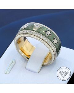 Original Wellendorff Brillant Ring "Heidelbeere" 750 / 18 Kt 0,55 Carat Gold Gr. 53