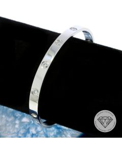 Original CARTIER "10 Diamanten" Love Armreif 750 / 18 Kt Gold