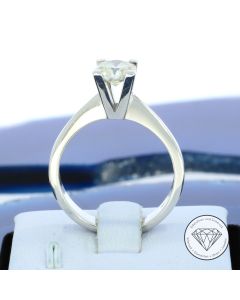 Solit&auml;r Brillant Ring 750 / 18 Kt Gold 1,095 Carat