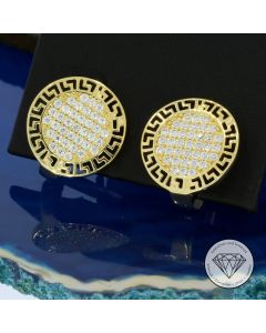 Greco Ohrringe Ohrh&auml;nger 585 / 14 Kt Gelb Gold