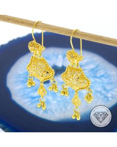 Ohrhänger oriental 585 / 14 Kt Gelb Gold
