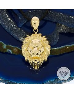 Löwe / Lion Anhänger 585 / 14 Kt Gelb Gold
