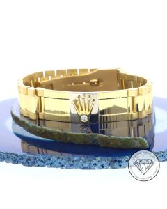 Brillant Kronen Armband 750 / 18 Kt Gold 20 cm massiv