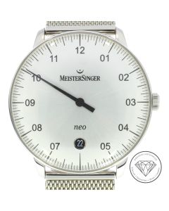 Meistersinger Neo NE901N Automatik Uhr 36mm Stahl Einzeigeruhr