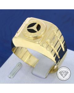 Mercedes Ring 585 / 14 Kt Gelb Gold Gr. 65