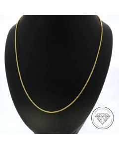 Schlangen Kette 585 / 14 Kt Gelb Gold 56 cm