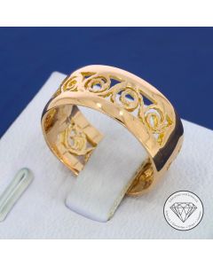 Damen Ring 585 / 14 Kt Rosé Gold Gr. 51